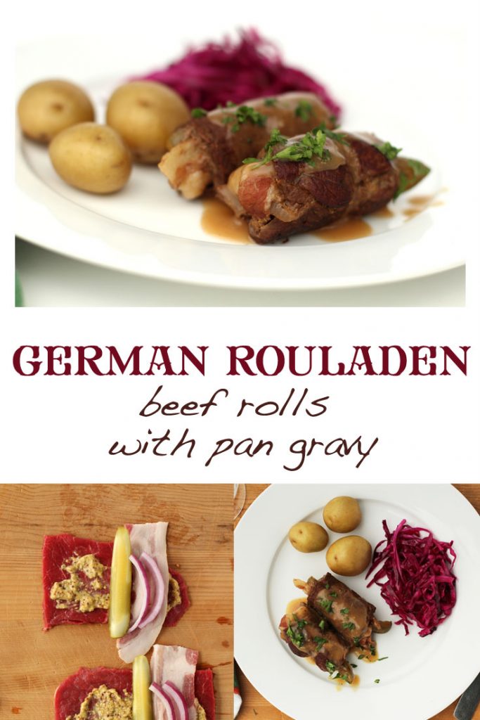 German Rouladen - Beef Rolls with Pan Gravy - Old World Taste